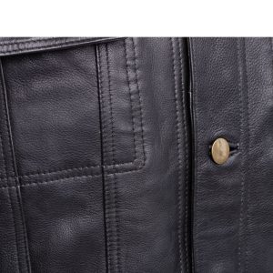 Mason Trucker leather jacket - Image 5
