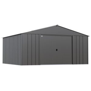 Arrow 14 ft. W x 12 ft. D Galvanized Steel Storage Shed - Image 2