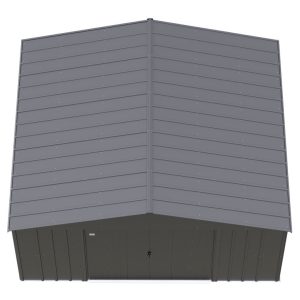 Arrow 14 ft. W x 12 ft. D Galvanized Steel Storage Shed