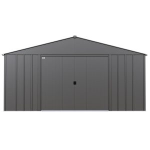 Arrow 14 ft. W x 12 ft. D Galvanized Steel Storage Shed - Image 3