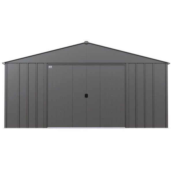 Arrow 14 ft. W x 12 ft. D Galvanized Steel Storage Shed - Image 3