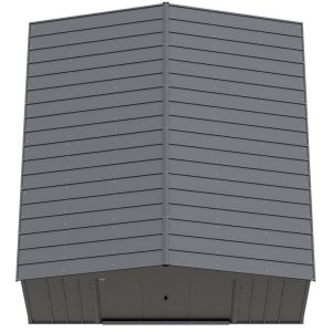 Arrow 14 ft. W x 15 ft. D Galvanized Steel Storage Shed
