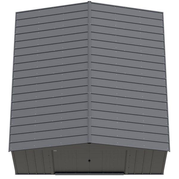 Arrow 14 ft. W x 15 ft. D Galvanized Steel Storage Shed