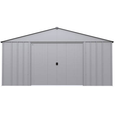 Arrow 14 ft. W x 17 ft. D Galvanized Steel Storage Shed - Image 5