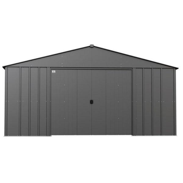Arrow 14 ft. W x 15 ft. D Galvanized Steel Storage Shed - Image 3