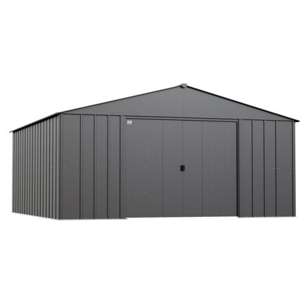 Arrow 14 ft. W x 15 ft. D Galvanized Steel Storage Shed - Image 4