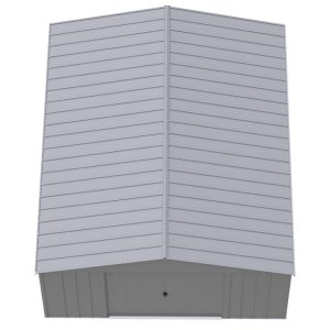 Arrow 14 ft. W x 17 ft. D Galvanized Steel Storage Shed