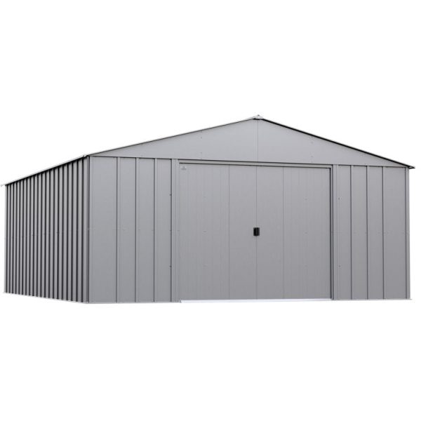 Arrow 14 ft. W x 17 ft. D Galvanized Steel Storage Shed - Image 2