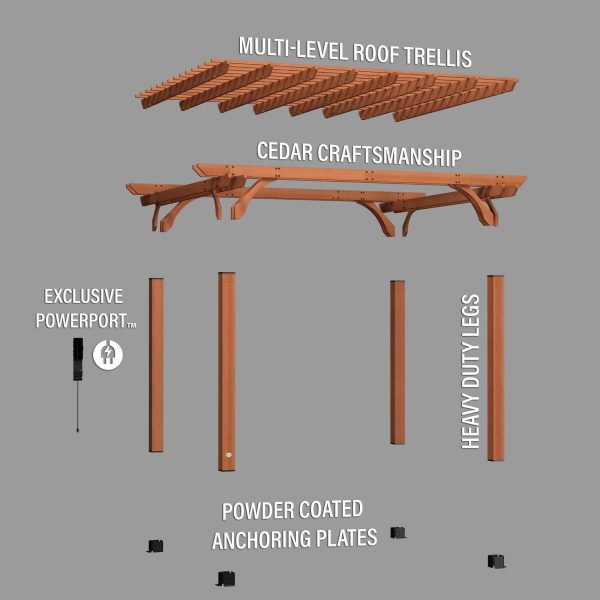 14×12 Beaumont Pergola - Image 13