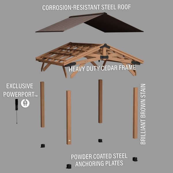 14×12 Norwood Gazebo - Image 20