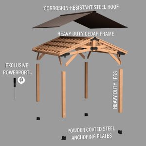 16×12 Norwood Gazebo - Image 17