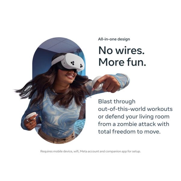 Meta Quest 3S 128GB Dive into Mixed Reality Unreal Experiences All-In-One Headset - Image 3