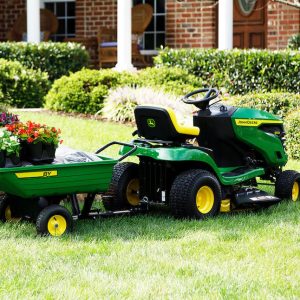 John Deere  S100 17.5-HP Side By Side Hydrostatic 42-in Riding Lawn Mower Mulching Capable - Image 9