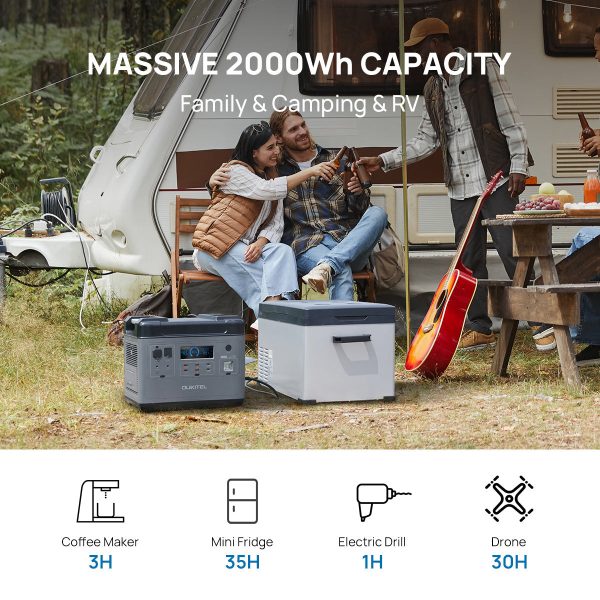OUKITEL P2001 Portable Power Station 2000W/2000Wh - Image 3