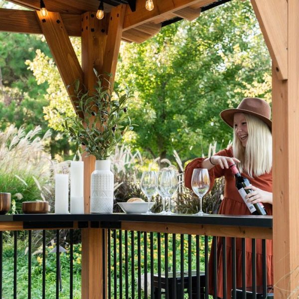 Granada Grill Gazebo with Outdoor Bar - Image 6
