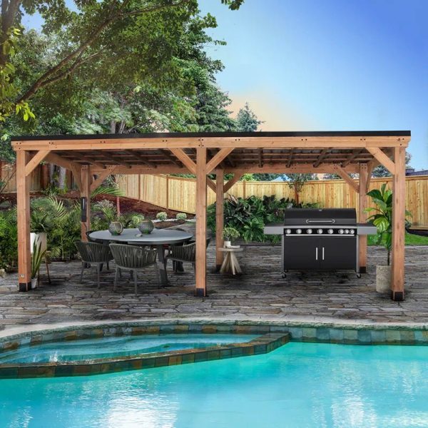 20 Ft. W X 9.5 Ft. Patio Gazebo - Image 4