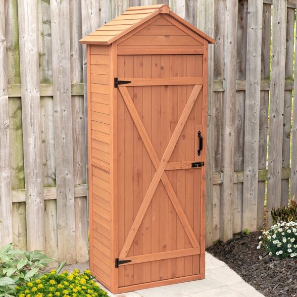2.5 ft. W x 2 ft. D Solid Wood Lean-To Tool Shed - Image 2