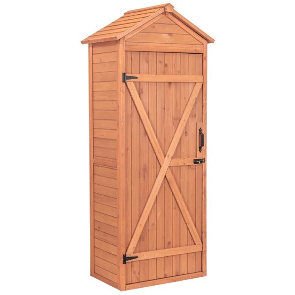 2.5 ft. W x 2 ft. D Solid Wood Lean-To Tool Shed - Image 4