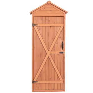 2.5 ft. W x 2 ft. D Solid Wood Lean-To Tool Shed - Image 3