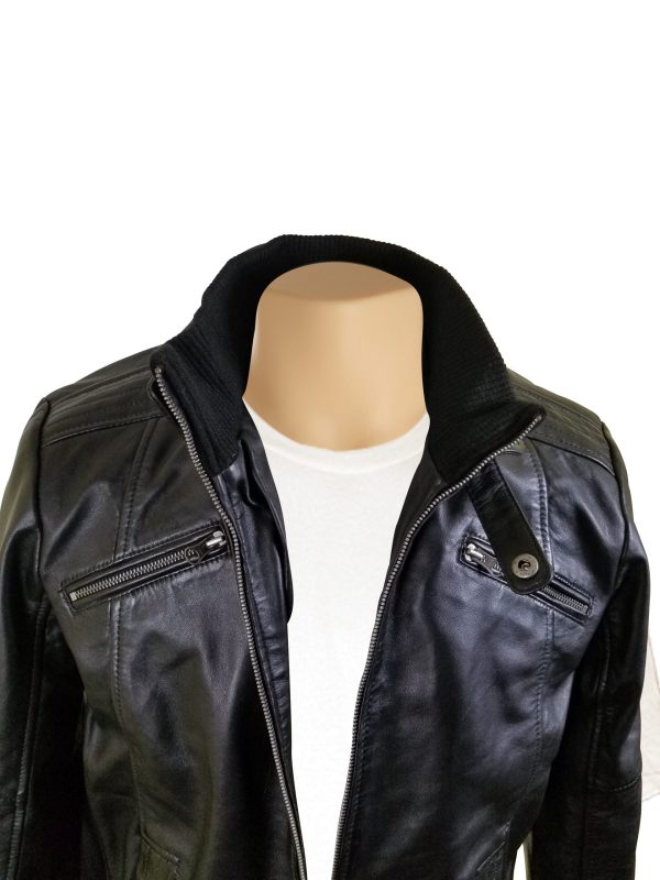 Greig’s bomber style jacket with ribbed collar and cuffs - Image 4