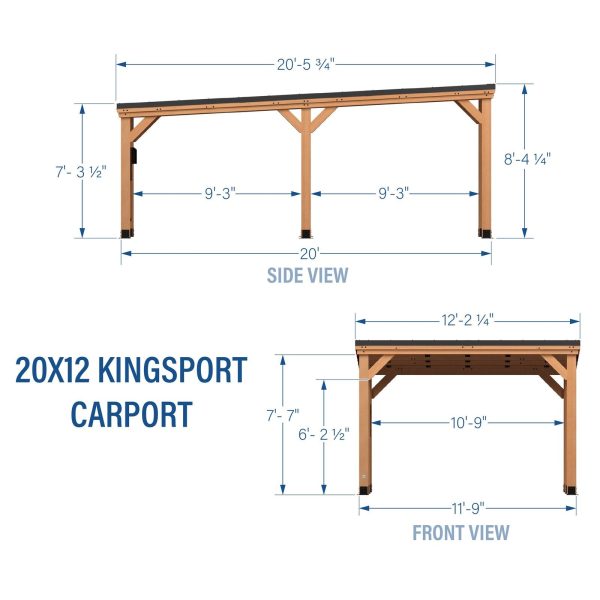 20×12 Kingsport Carport - Image 3