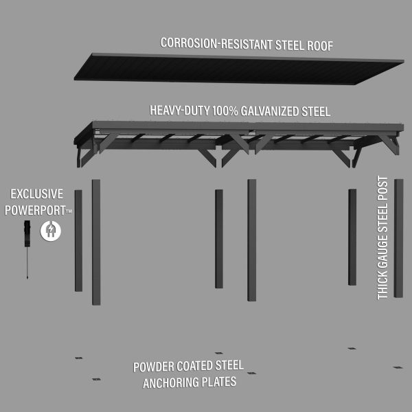 20×9.5 Stonebridge Gazebo/Carport - Image 15
