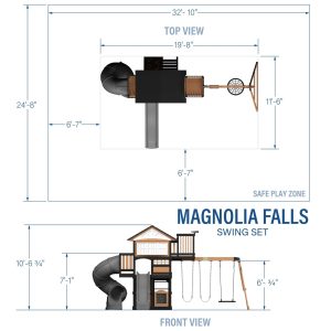 Magnolia Falls Swing Set - Image 3