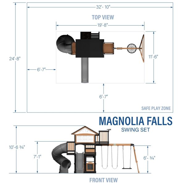 Magnolia Falls Swing Set - Image 3