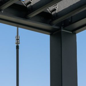20×10 Sarasota Steel Louvered Pergola - Image 13
