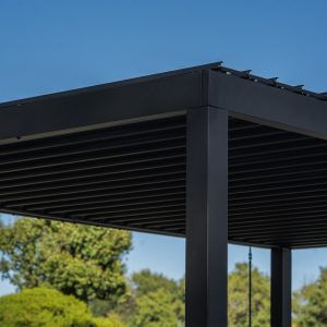 20×10 Sarasota Steel Louvered Pergola - Image 12