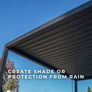 20×10 Sarasota Steel Louvered Pergola - Image 9