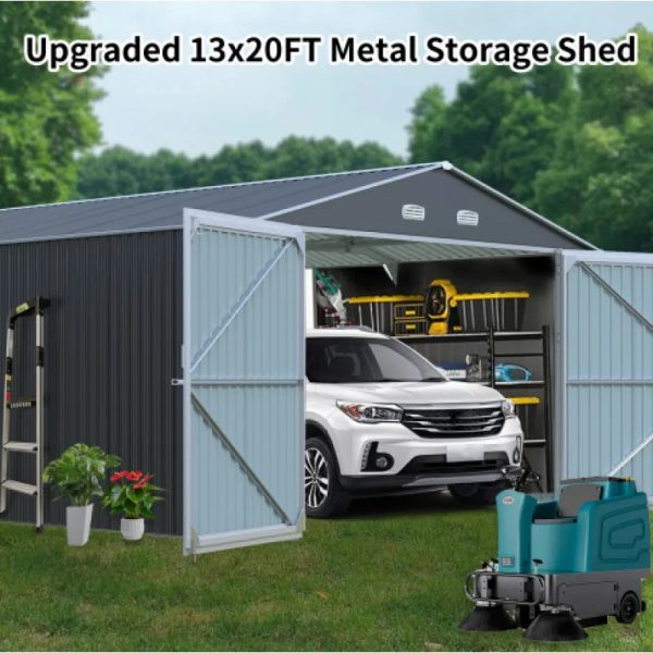Spacious Outdoor Storage Shed With Double Front - Image 7