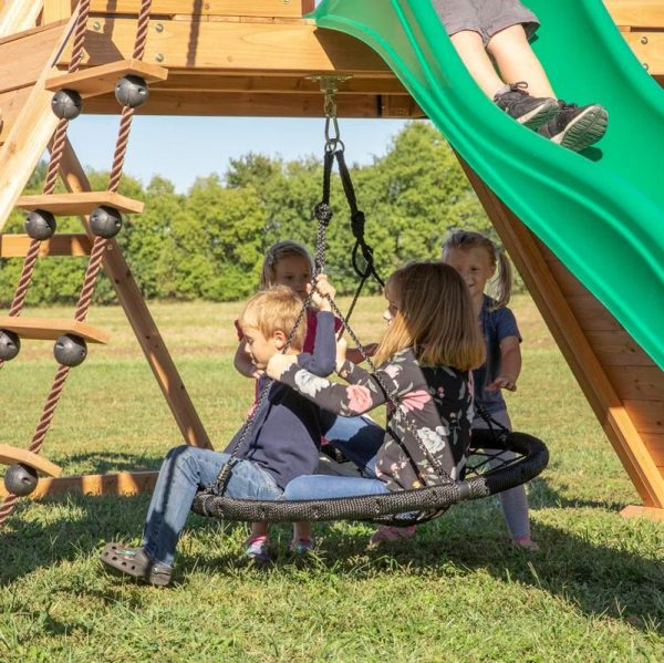 Endeavor All Cedar Wooden Swing Set - Image 10