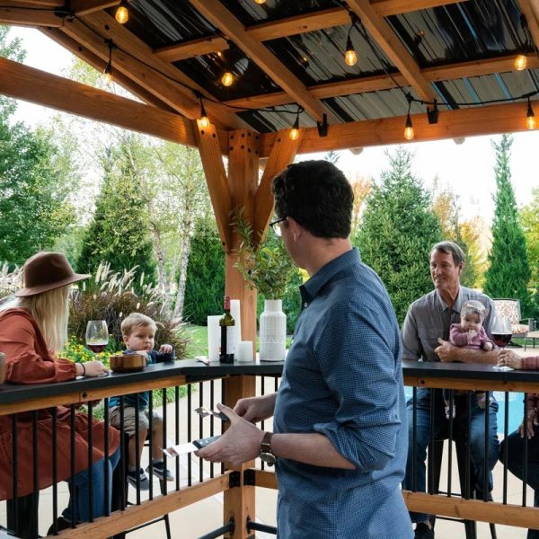 Granada Grill Gazebo with Outdoor Bar - Image 8