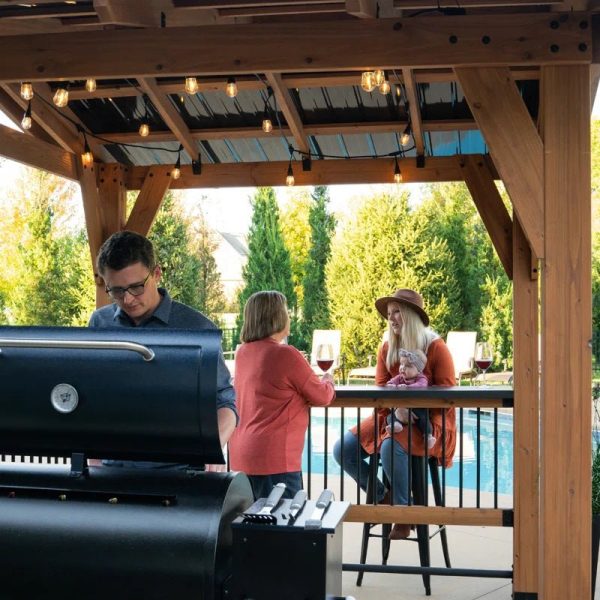 Granada Grill Gazebo with Outdoor Bar - Image 5
