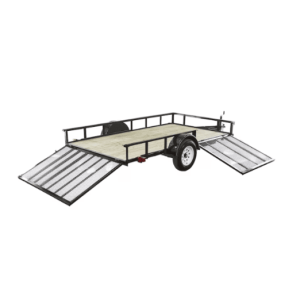 Carry-On Trailer 6-ft x 12-ft Treated Lumber Utility Trailer with Ramp Gate - Image 3