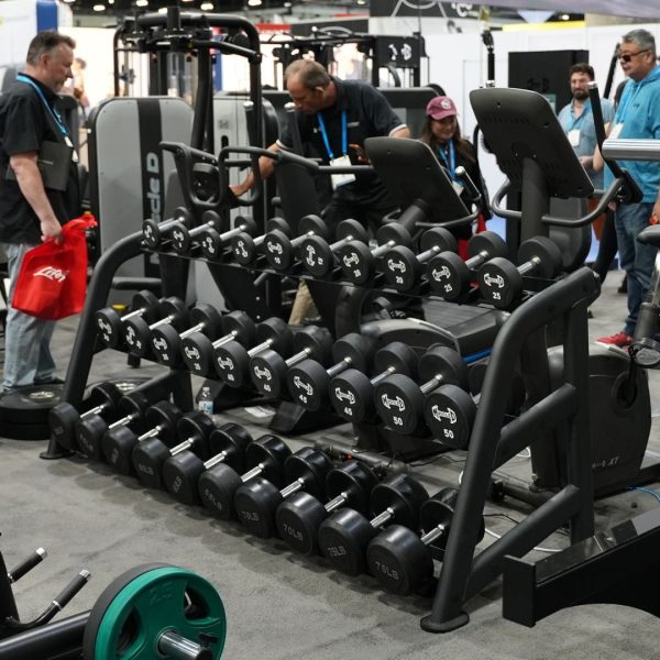 3-Tier Commercial Dumbbell Rack – Black - Image 2