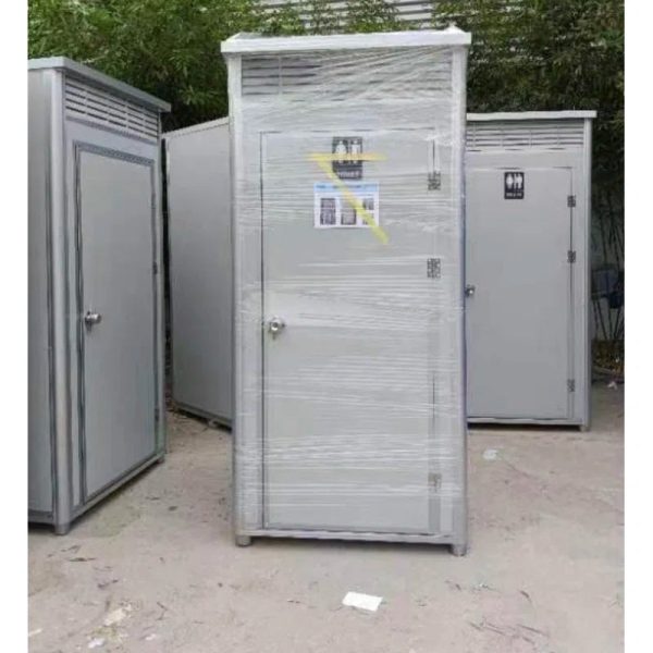3.5 ft. W x 3.5 ft. D Metal Portable Shed with Single Stall Flushing Restroom and Sink (12 sq. ft.) - Image 5