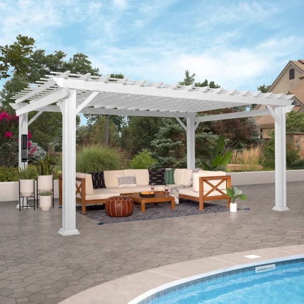 16′ X 12′ Traditional Steel Pergola - Image 4
