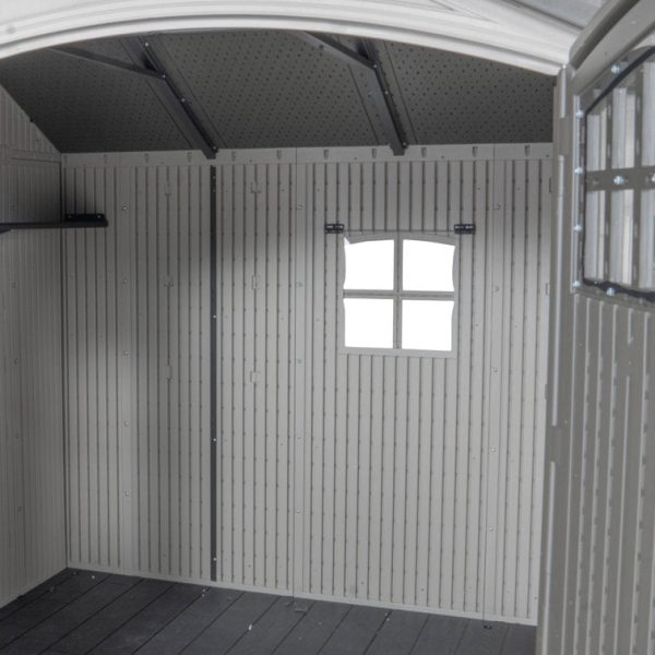 Lifetime 3 ft. W x 8 ft. D High Density Polyethylene Vertical Storage Shed - Image 8