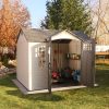 Lifetime 3 ft. W x 8 ft. D High Density Polyethylene Vertical Storage Shed - Image 3