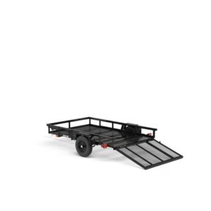 Carry-On Trailer 5-ft x 8-ft Steel Mesh Utility Trailer with Ramp Gate - Image 2