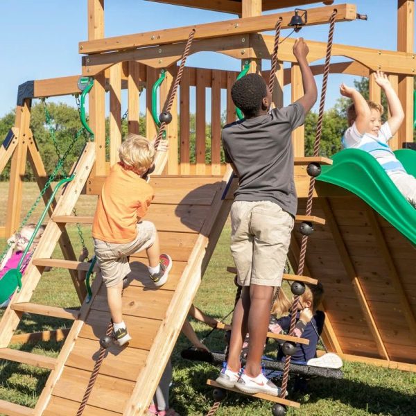 Endeavor All Cedar Wooden Swing Set - Image 12