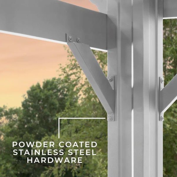 16′ X 12′ Traditional Steel Pergola - Image 14