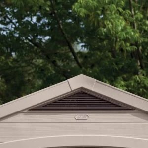 Keter Factor 8×8 Foot Large Resin Outdoor Shed - Image 4