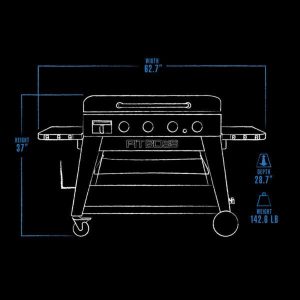 Pit Boss 4-Burner Ultimate Lift-Off Griddle – Versatile and Powerful Outdoor Cooking - Image 7