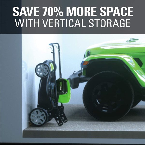 Greenworks 80V 21" Push Mower with 4Ah Battery & Charger 2501202VT - Image 11