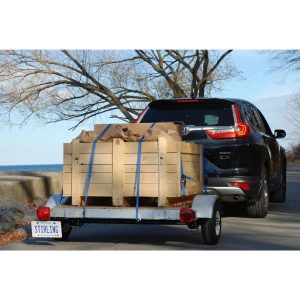 STIRLING, 4ft. x 4ft. Galvalume Kit Trailer w/8in. Wheels, Load Capacity 820 lb, Deck Length 4 ft, Deck Width 4 ft, Model# 48-048-KO8 - Image 4