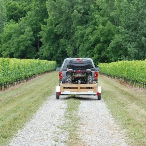 STIRLING, 5ft. x 8ft. Galvalume Kit Trailer w/12in. Wheels, Load Capacity 1250 lb, Deck Length 8 ft, Deck Width 5 ft, Model# 60-096-KO12 - Image 3
