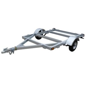 STIRLING, 4ft. x 6ft. Galvalume Kit Trailer w/8in. Wheels, Load Capacity 800 lb, Deck Length 6 ft, Deck Width 4 ft, Model# 48-072-KO8 - Image 4